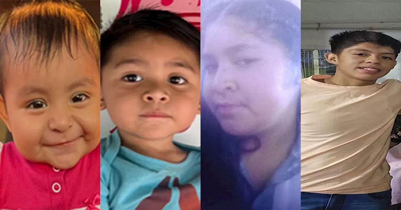 Buscan a Jimena, Evan, Emily y Alan, desaparecidos en Guanajuato; dos son hermanos