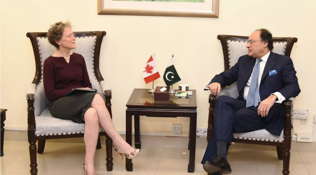 Canadian Envoy Meets Aurangzeb: Canada To Support Pakistan In Socio-Economic Development