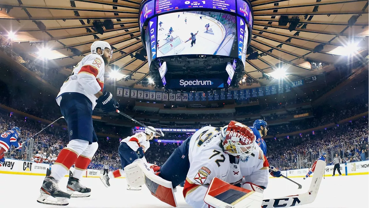 NHL-Playoffs: Florida Panthers besiegen New York Rangers zum Auftakt der Serie