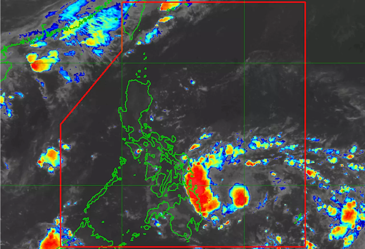 Low pressure area develops into Tropical Depression Aghon