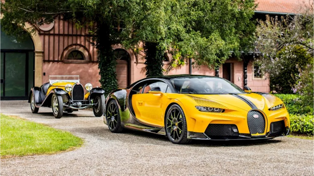 This One-of-a-Kind Bugatti Chiron Has a Paint Job Inspired by the Legendary Type 55