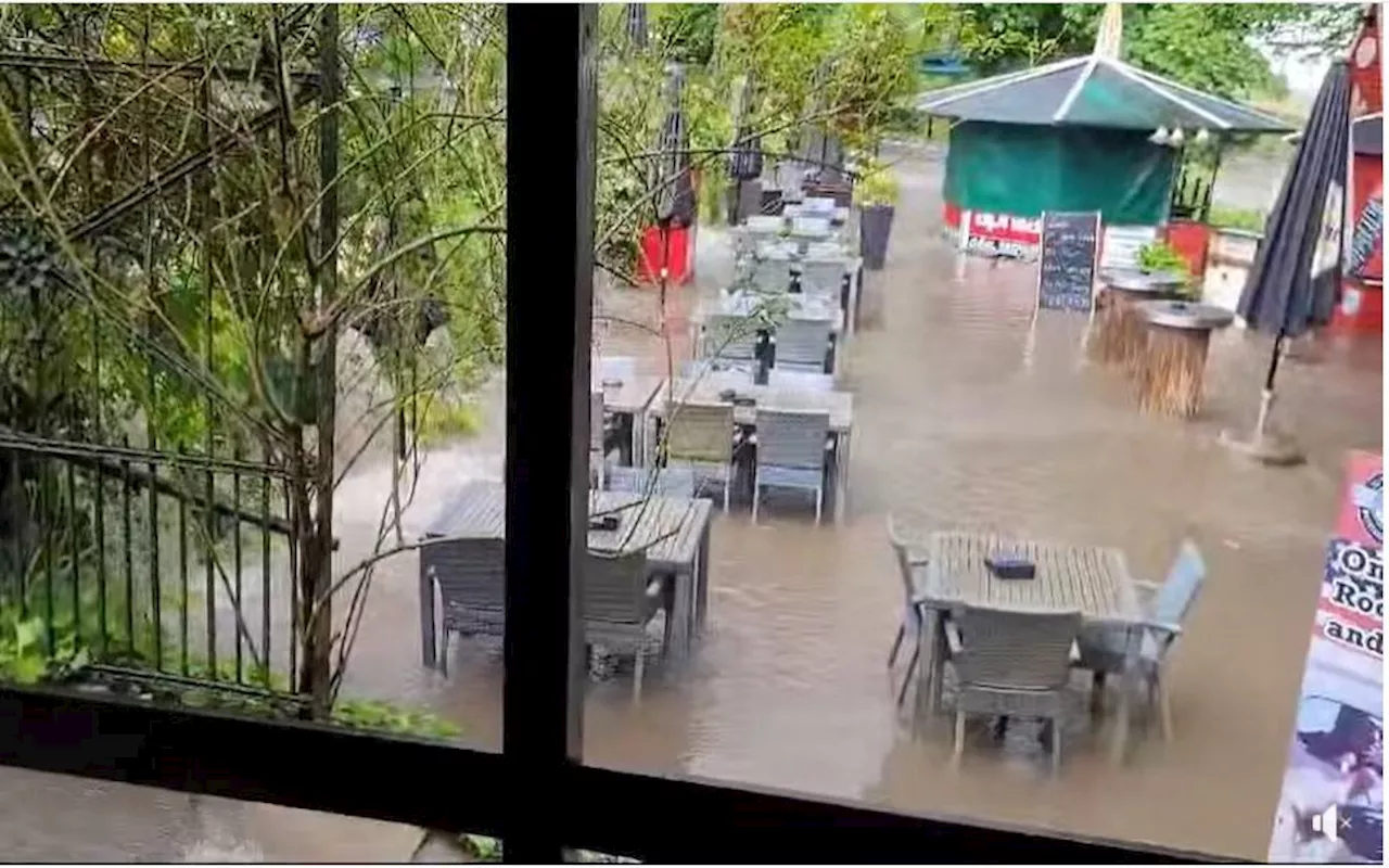 Unwetter in Solingen: Sturzflut trifft Café Hubraum​ stark