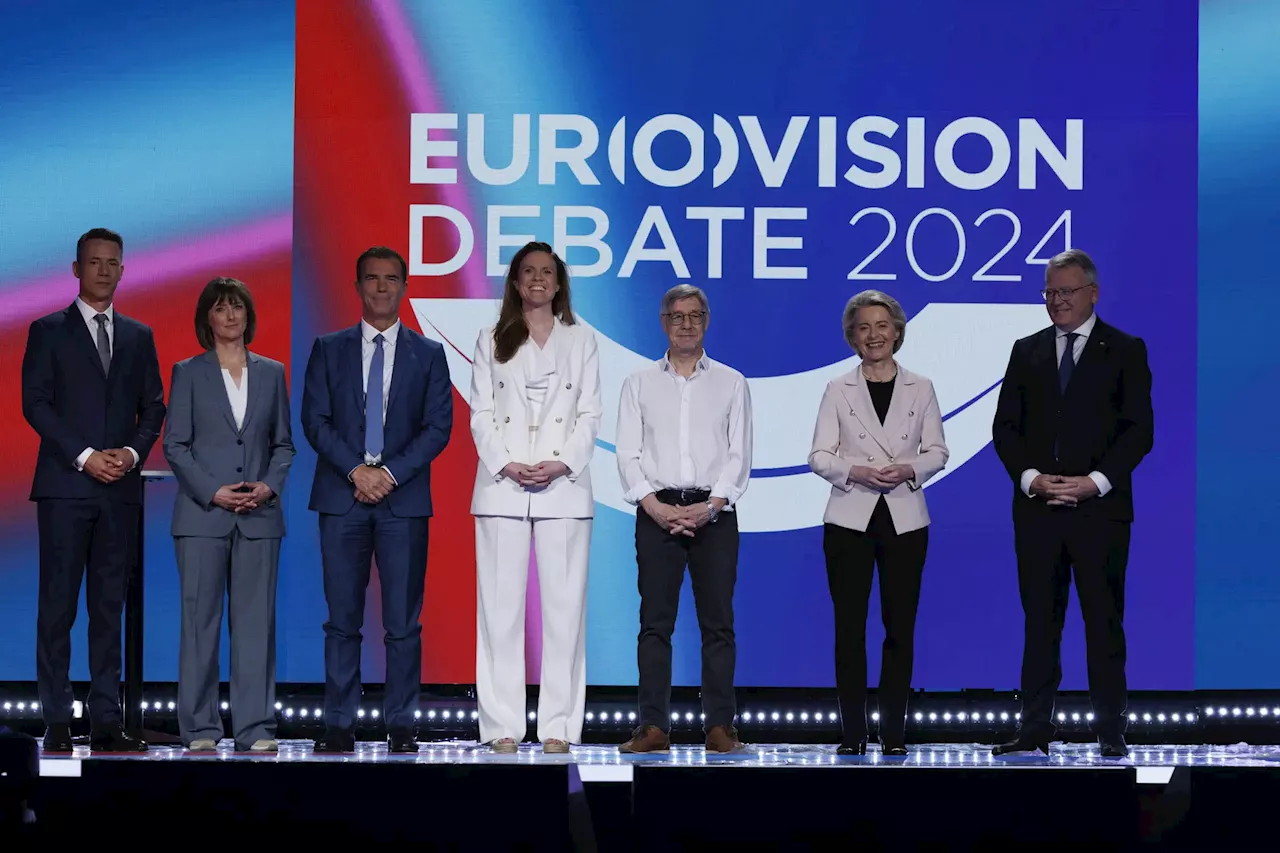 O debate Eurovision entre os cincos candidatos à presidência da Comissão Europeia