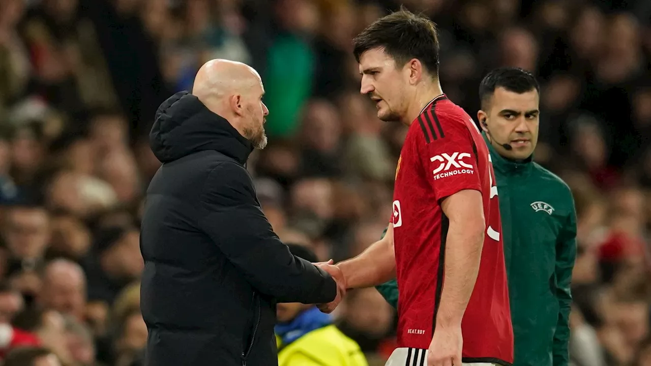 Man Utd boss Erik ten Hag: Harry Maguire unavailable for FA Cup final against Man City