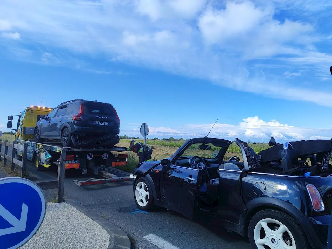 Charente-Maritime : deux blessés graves dans un accident de la circulation