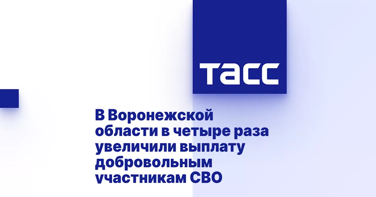 В Воронежской области в четыре раза увеличили выплату добровольным участникам СВО