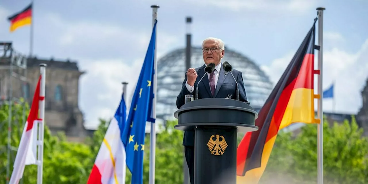 Staatsakt zu 75 Jahren Grundgesetz: „Es kommen raue, härtere Jahre“