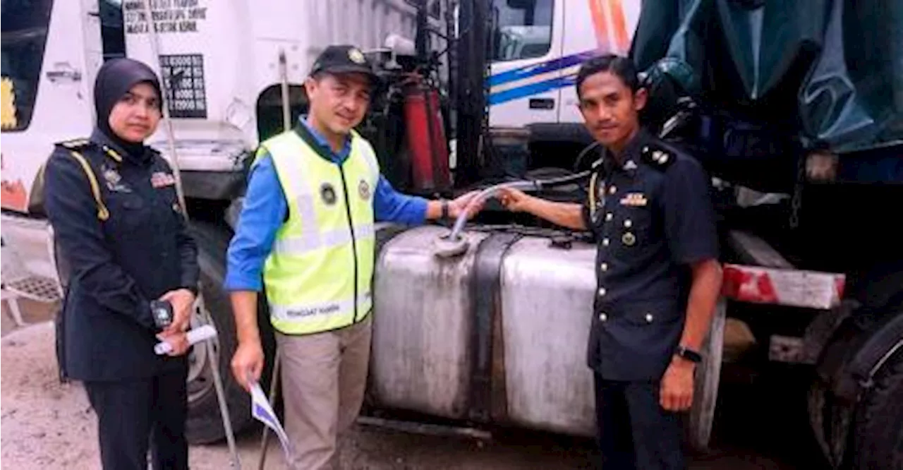 KPDN rampas 15,800 liter diesel di Jitra, Kuala Kedah