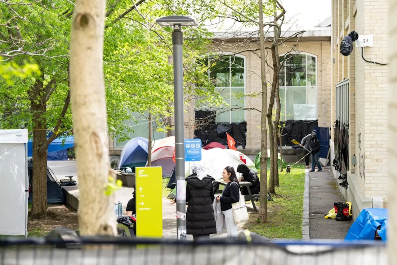 Université du Québec à Montréal seeking injunction against pro-Palestinian encampment