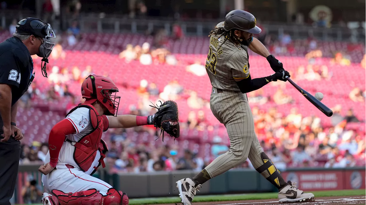 Tatis Jr. hits a go-ahead double in 10th inning as Padres top Reds