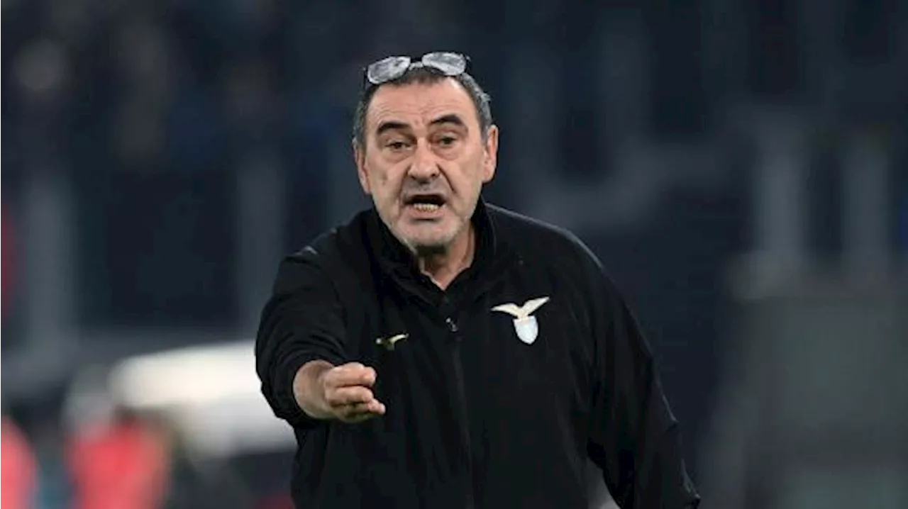 Sarri: 'Un mese non scalfisce tre anni di Lazio. Con Lotito tutto bene, mai un'interferenza'