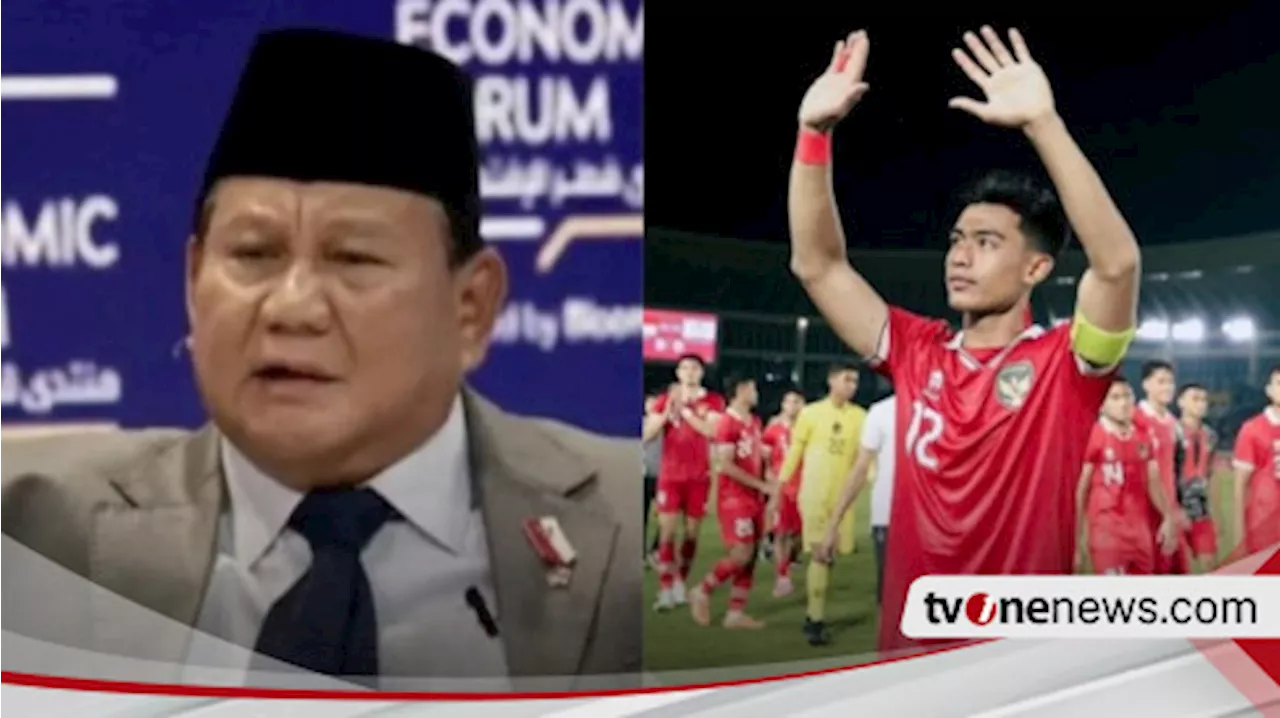 Momen Prabowo Subianto Sorot Lemparan Pratama Arhan ke Andre Rosiade: Mantu, Gimana Mantu?