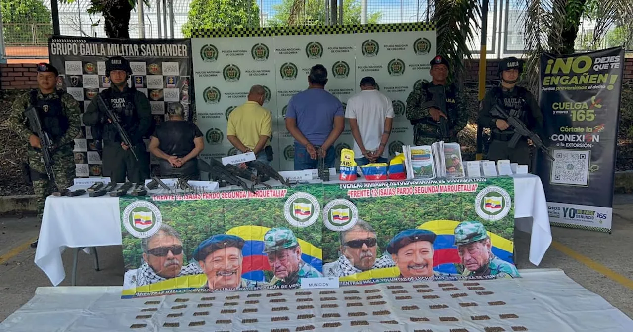 En dos viviendas de Barrancabermeja encontraron arsenal que pertenecía a las disidencias de las Farc