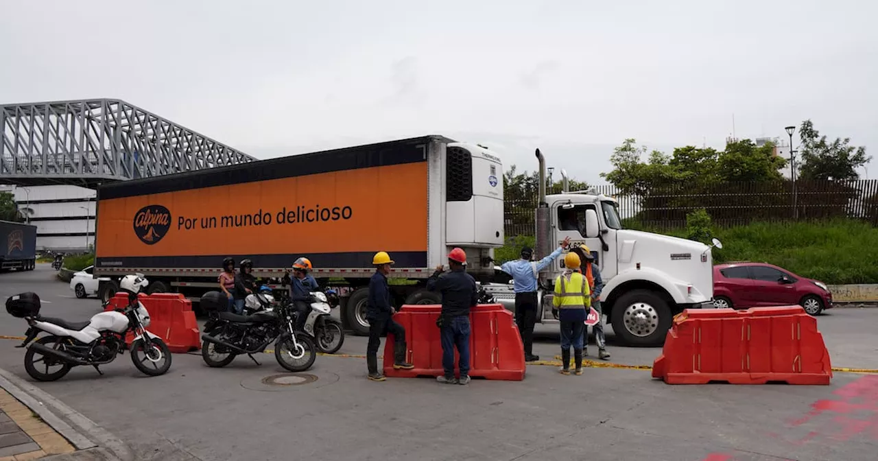 Estos son los desvíos viales por el cierre de la Avenida Quebradaseca en Bucaramanga