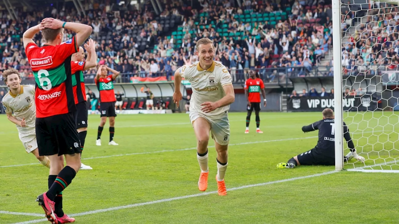 Go Ahead Eagles gaat naar finale play-offs dankzij grote fout Jasper Cillessen