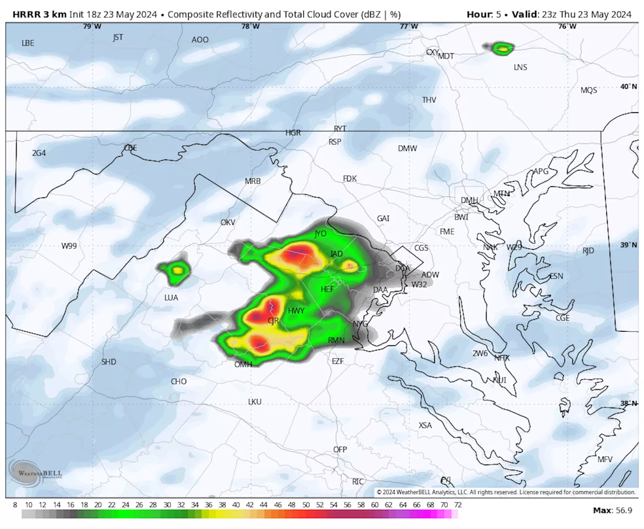 PM Update: Scattered showers and storms this evening, possibly strong