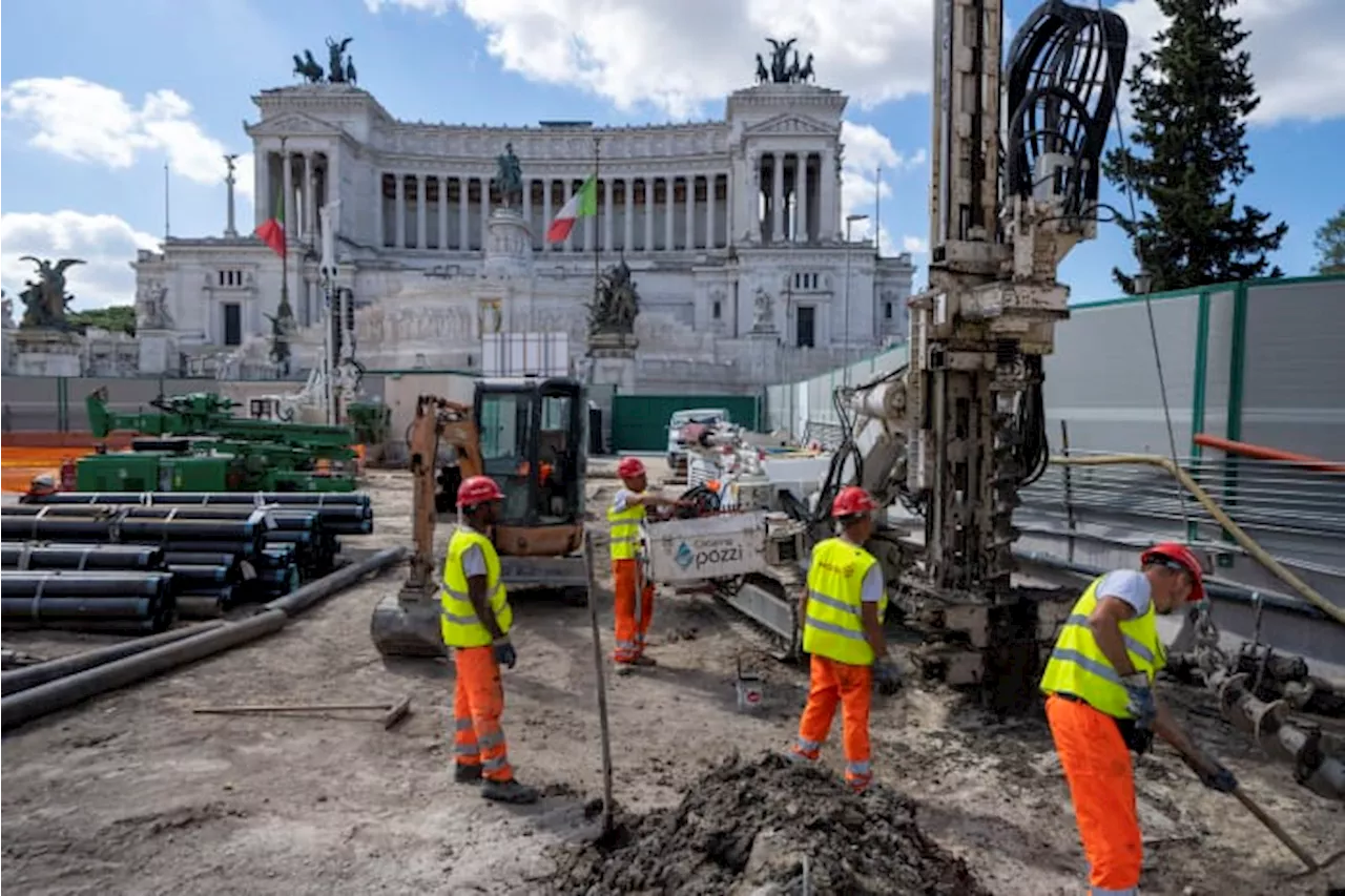 Work on new Rome subway line under the Colosseum and Forum enters crucial phase