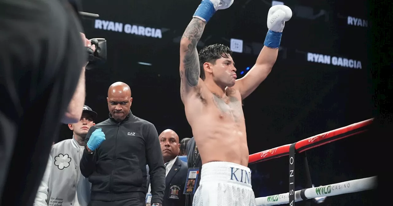 Report: Boxer Ryan Garcia's 2nd sample tests positive for banned substance after upset win over Devin Haney