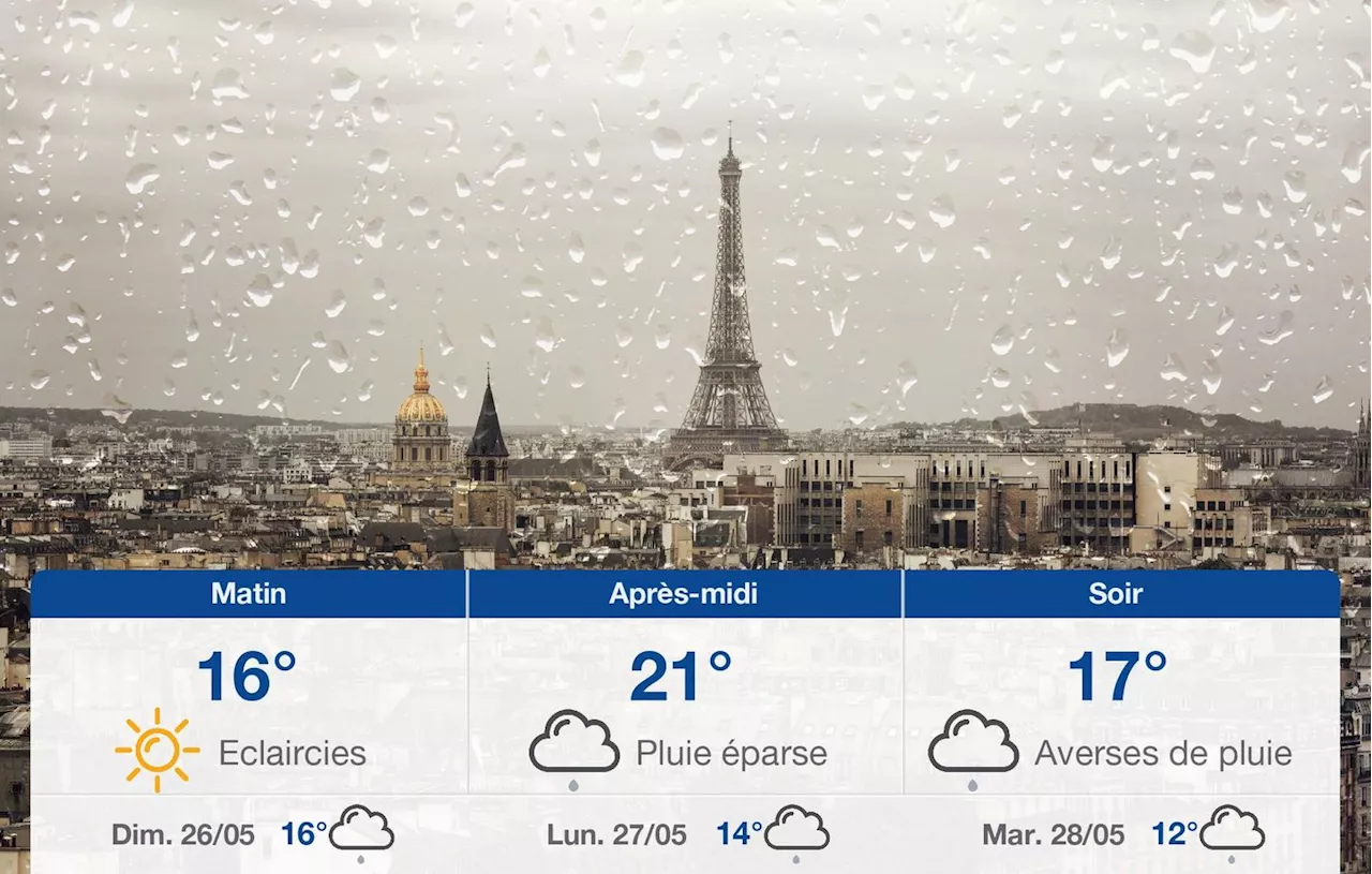 Météo Paris: prévisions du samedi 25 mai 2024