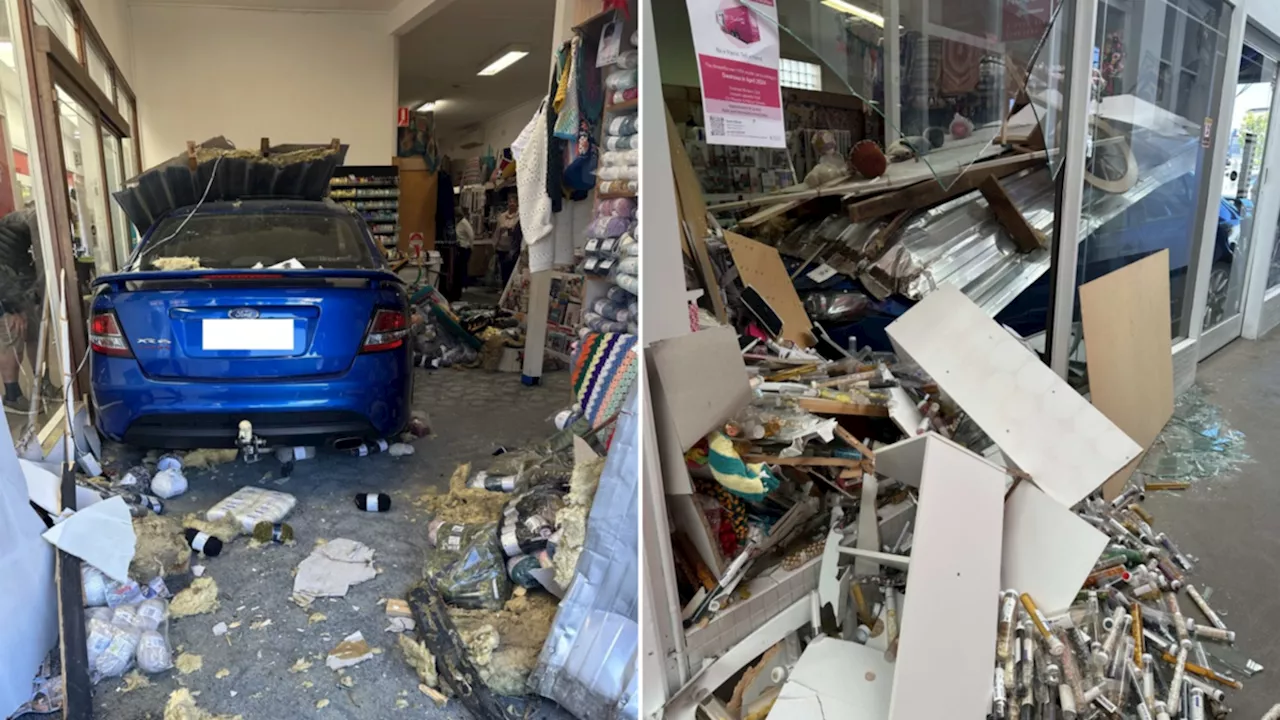 Narrow miss as car ploughs through shopping centre at Swansea, near Lake Macquarie