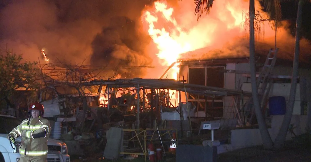 Man charged with assault as Sydney home goes up in flames