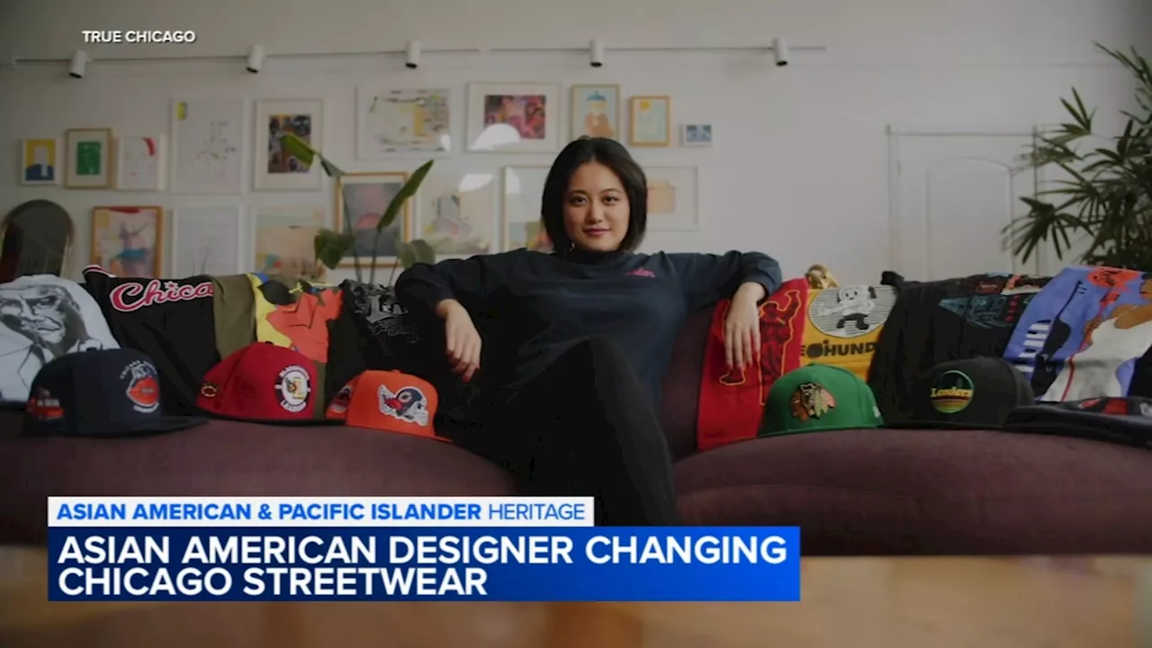 Chicago's only Asian-American female streetwear designer collaborates with Bears, NBA's Steph Curry