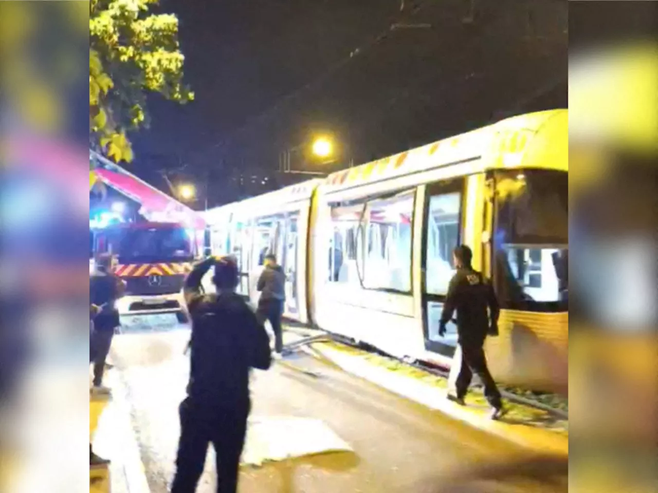 Lyon : un accident entre un tram TCL et un camion de pompiers fait plusieurs blessés