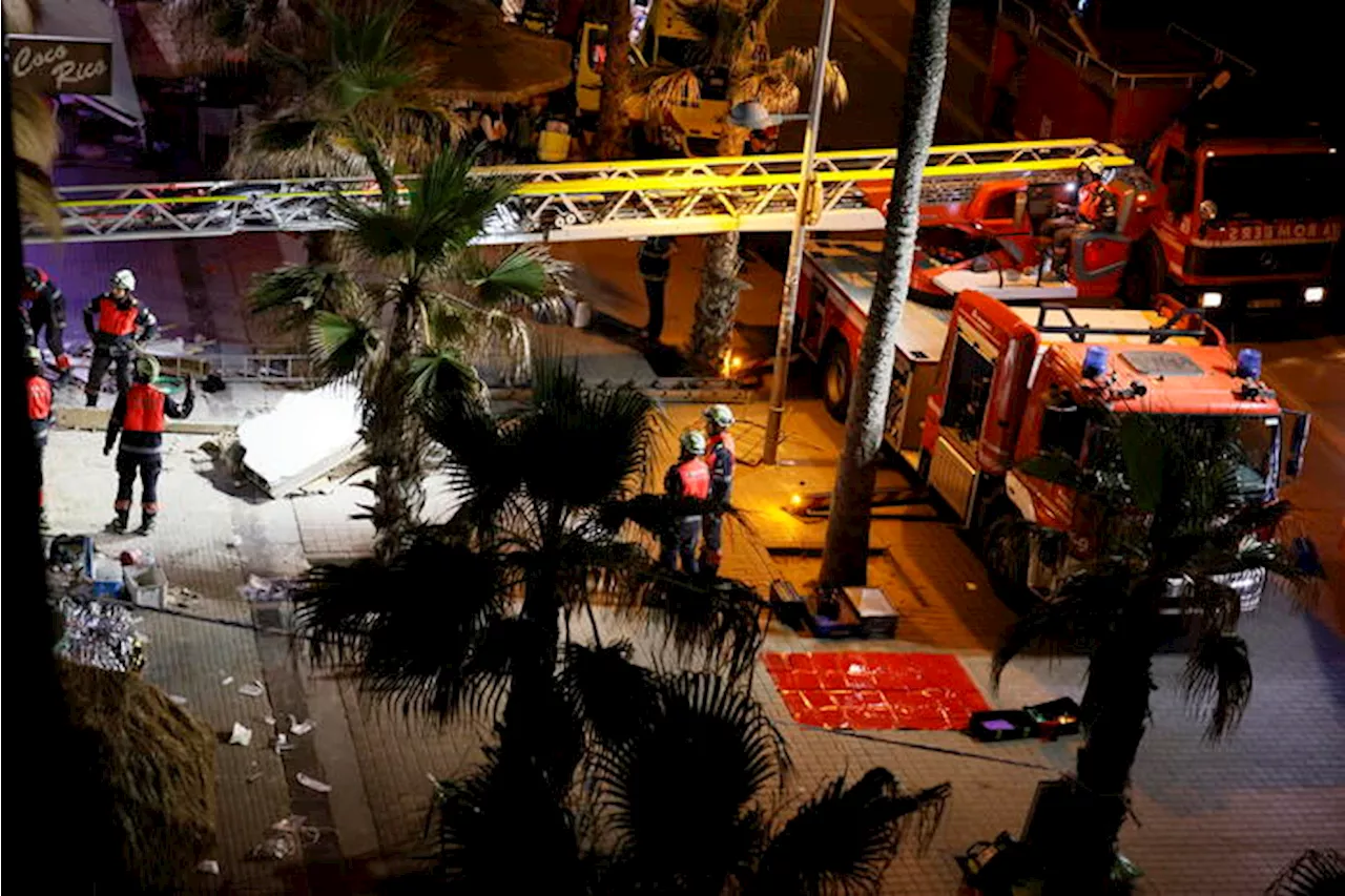 Sovraccarico su terrazza causa crollo in ristorante a Maiorca