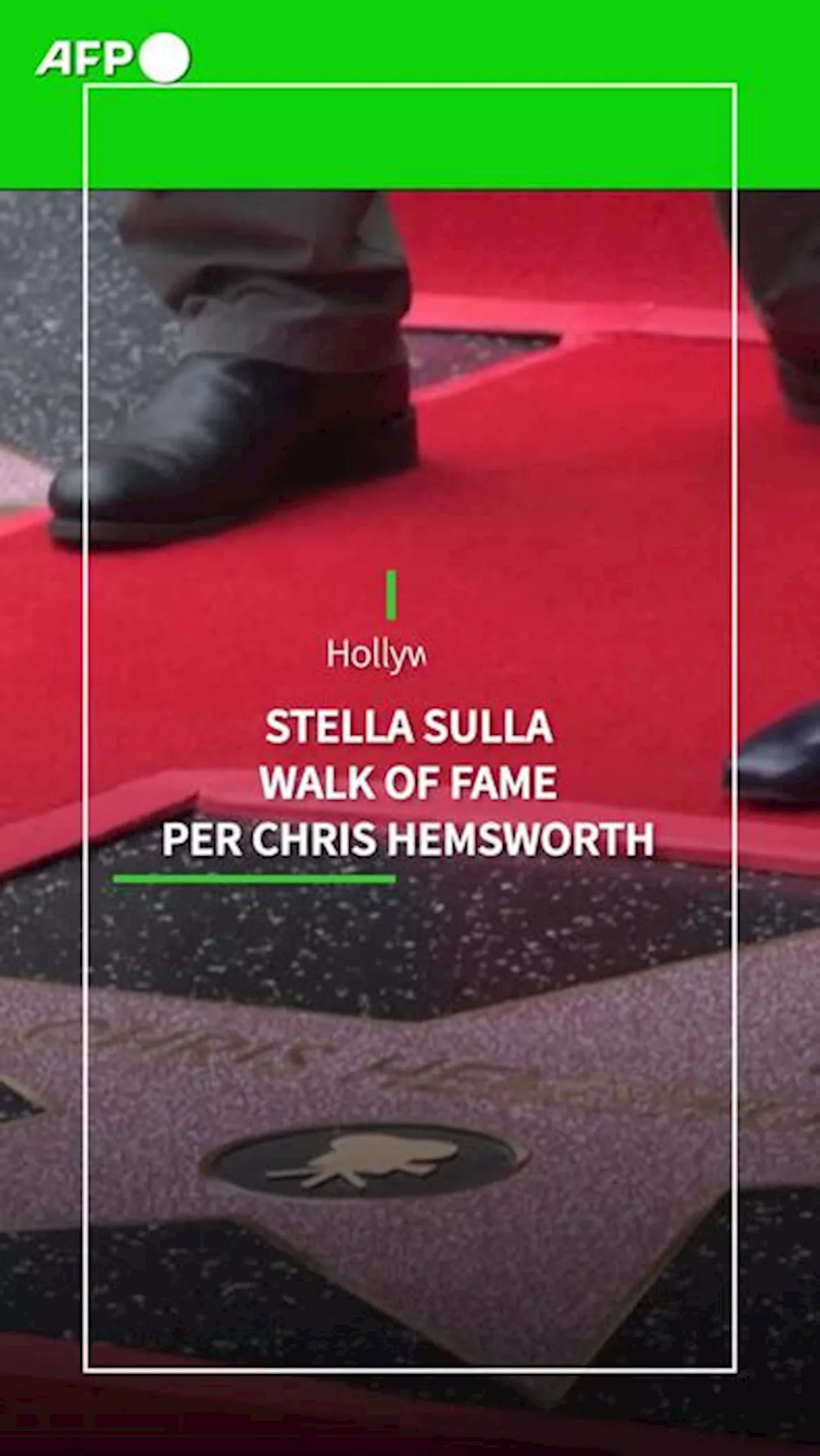 Stella sulla Walk of Fame per Chris Hemsworth