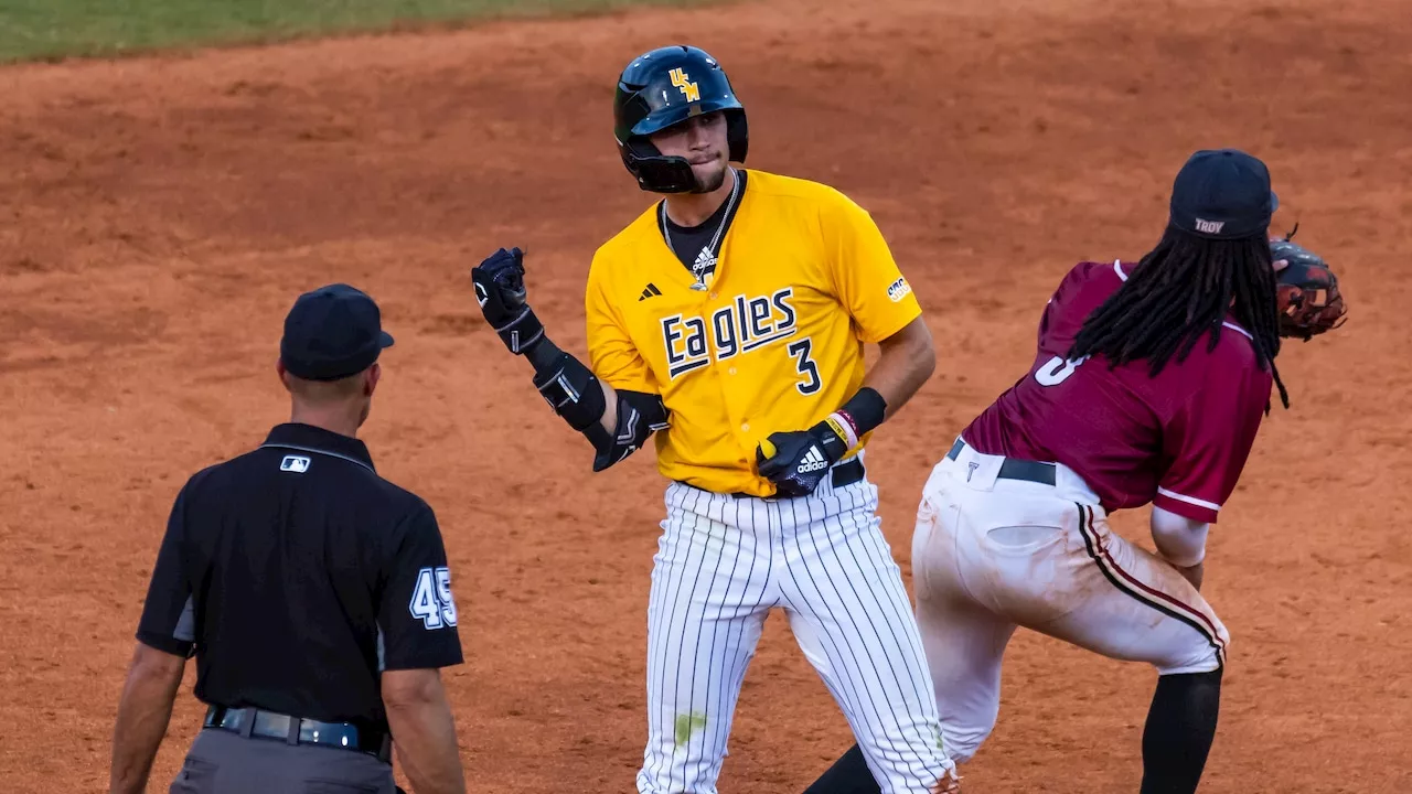 Troy can’t close door on Southern Miss in Sun Belt baseball tournament, falls 6-5