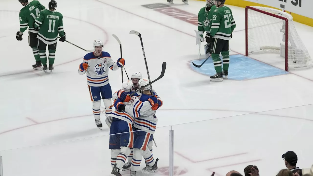 McDavid gets the winner in the 2nd OT after Oilers overcome captain's penalty to beat Stars 3-2