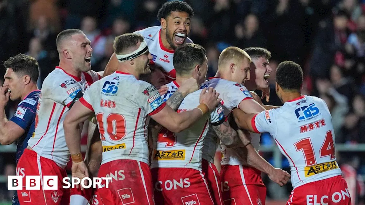 Super League: St Helens 40-10 Leeds Rhinos