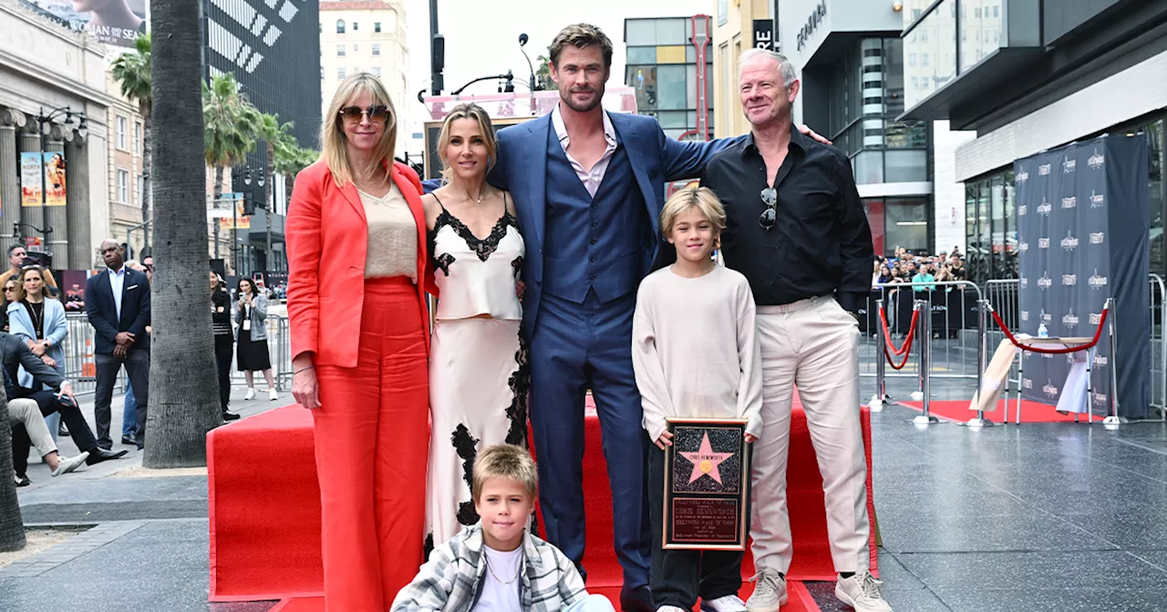 Chris Hemsworth Shares Heartfelt Tribute To Family During Hollywood