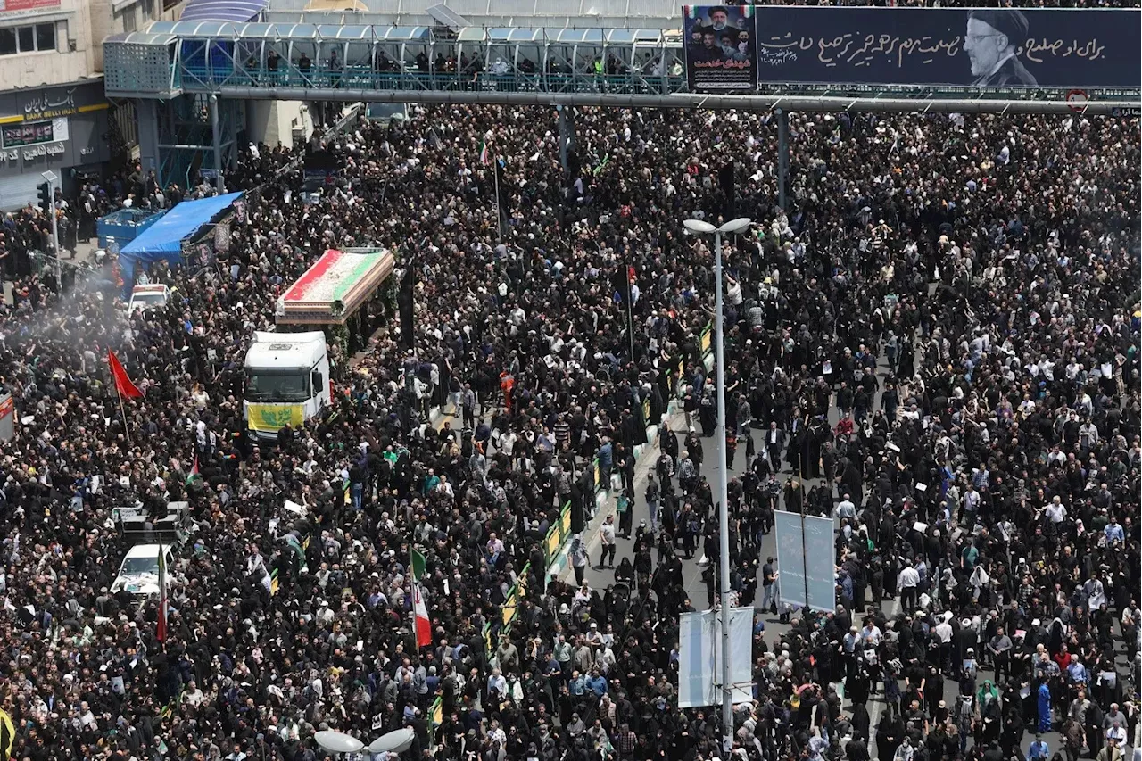 Thousands bid farewell to Iran’s Raisi ahead of burial