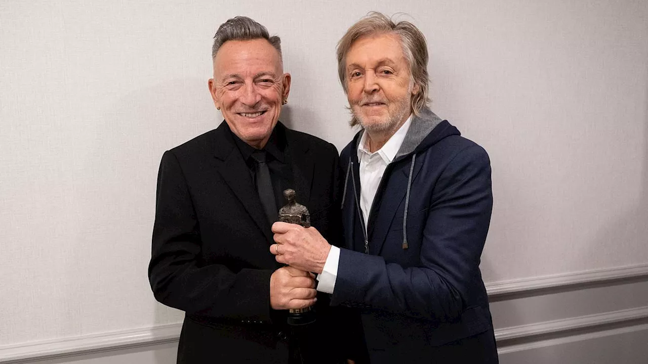 Sir Paul McCartney honours Bruce Springsteen at 2024 Ivor Novello Awards