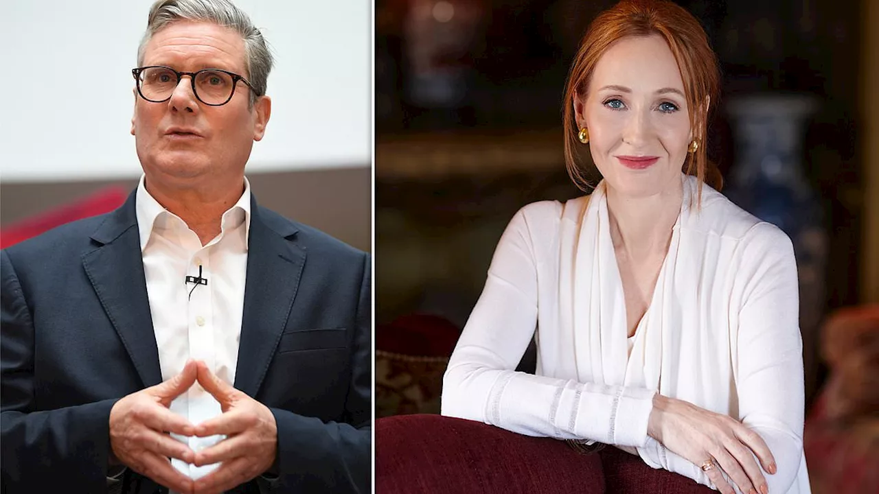 JK Rowling says she'd 'love to know how Labour defines a woman' as author swipes that Keir Starmer's...