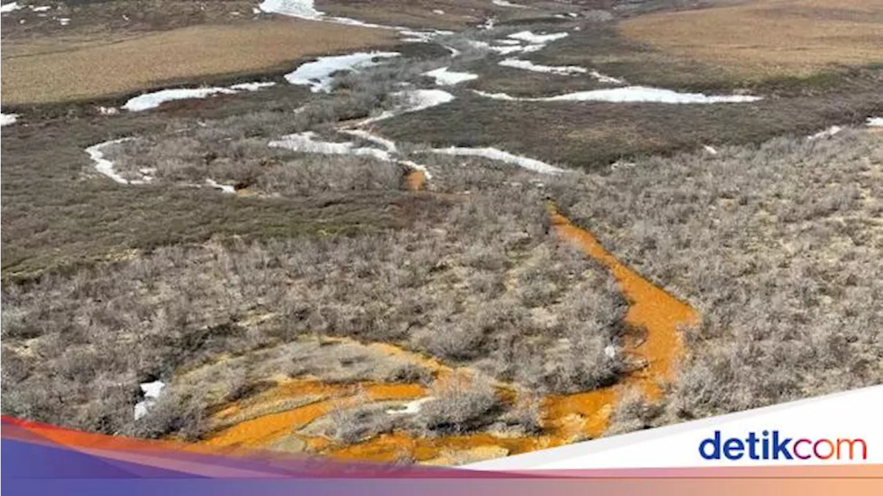 Perubahan Iklim Buat Sungai Arktik Berwarna Oranye Penuh Mineral Beracun