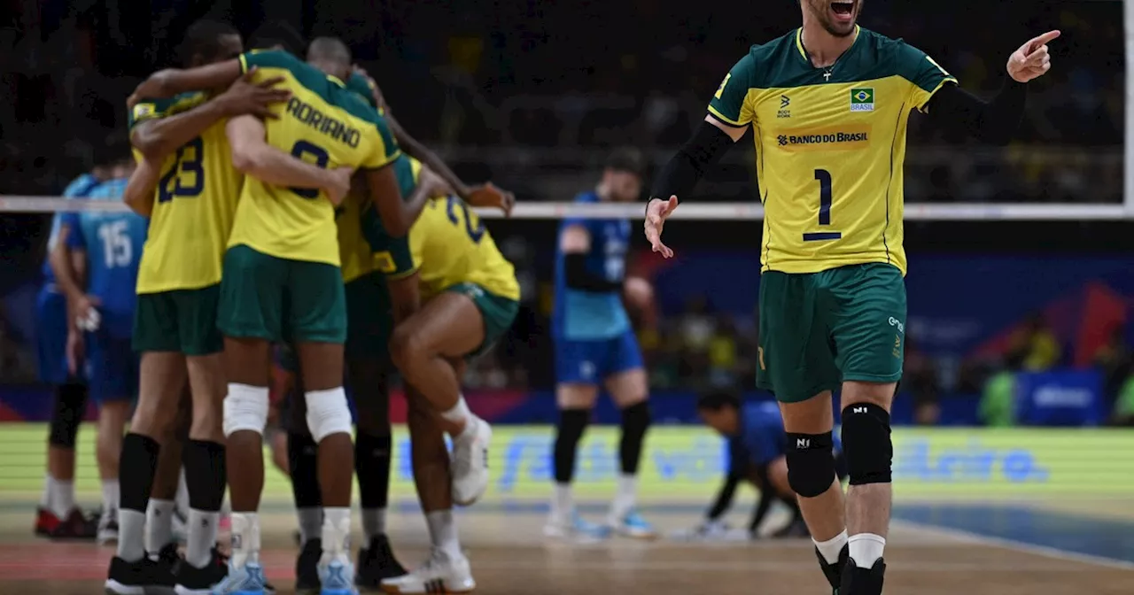 Argentina perdió con Brasil en la VNL; no es bueno para los Juegos Olímpicos