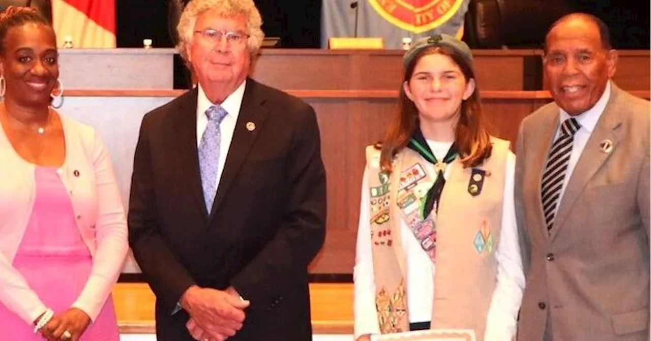 Scouts recognized at city council meeting