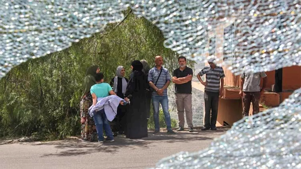 Lebanese children narrowly escape deadly strike on Hezbollah fighter