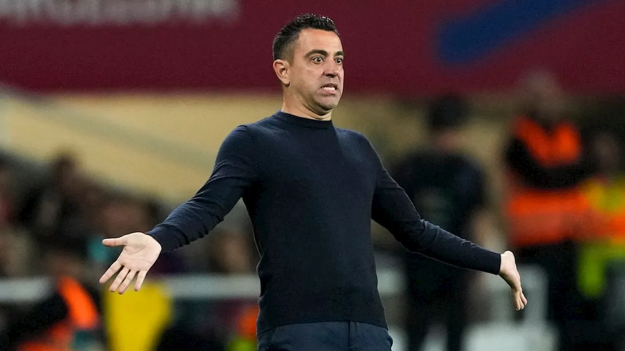 El Barcelona despide a Xavi Hernández