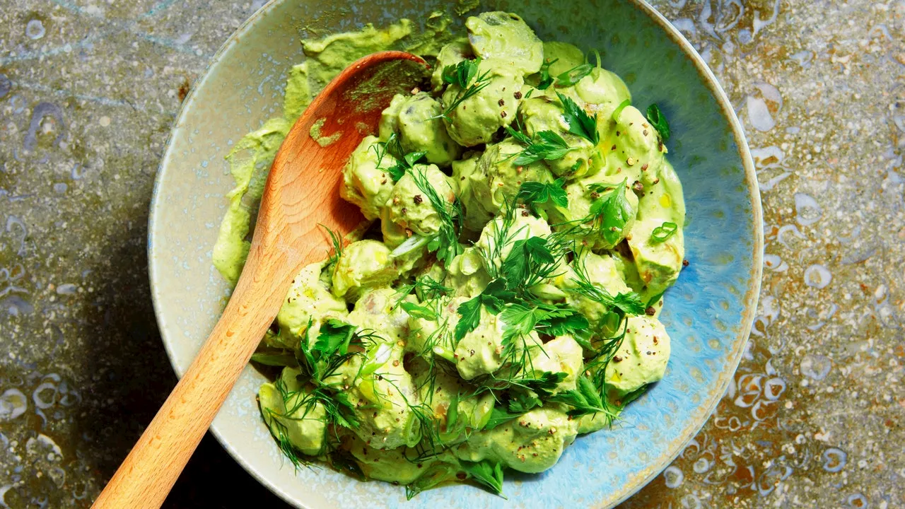 Herby Green Goddess Potato Salad