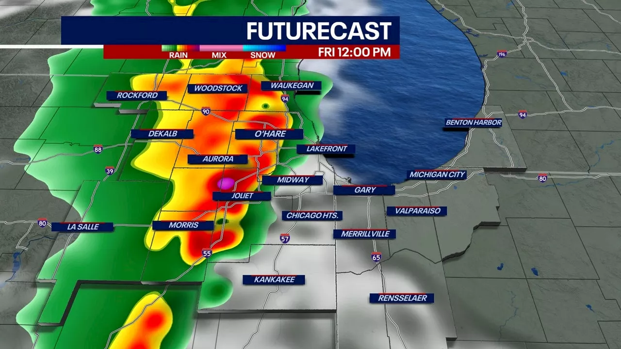 Chicago weather: Storms expected Friday, some may be severe