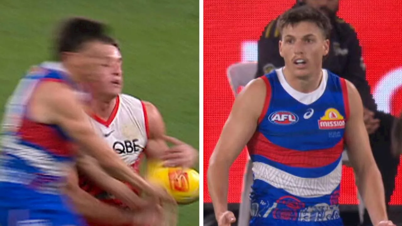 ‘That’s not 50’: Controversial late game call leaves AFL world fuming