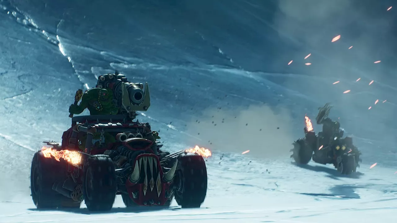 Die brutale Warhammer-Version von Mario Kart sieht aus wie Mad Max