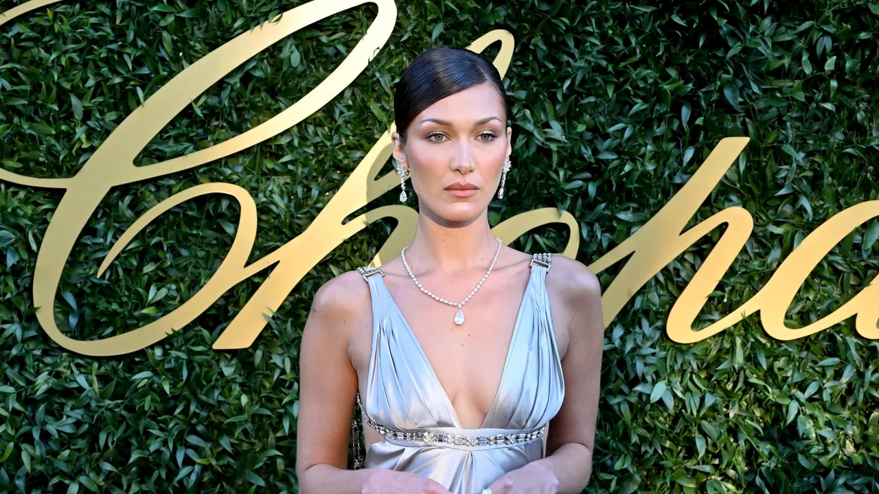 Bella Hadid Took Cannes 2024 Back in Time to 2006 in a Vintage Silver Gown