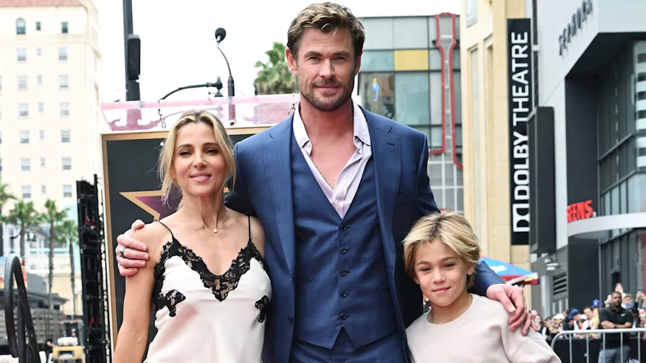 Chris Hemsworth's twin sons look just like their dad in emotional rare appearance