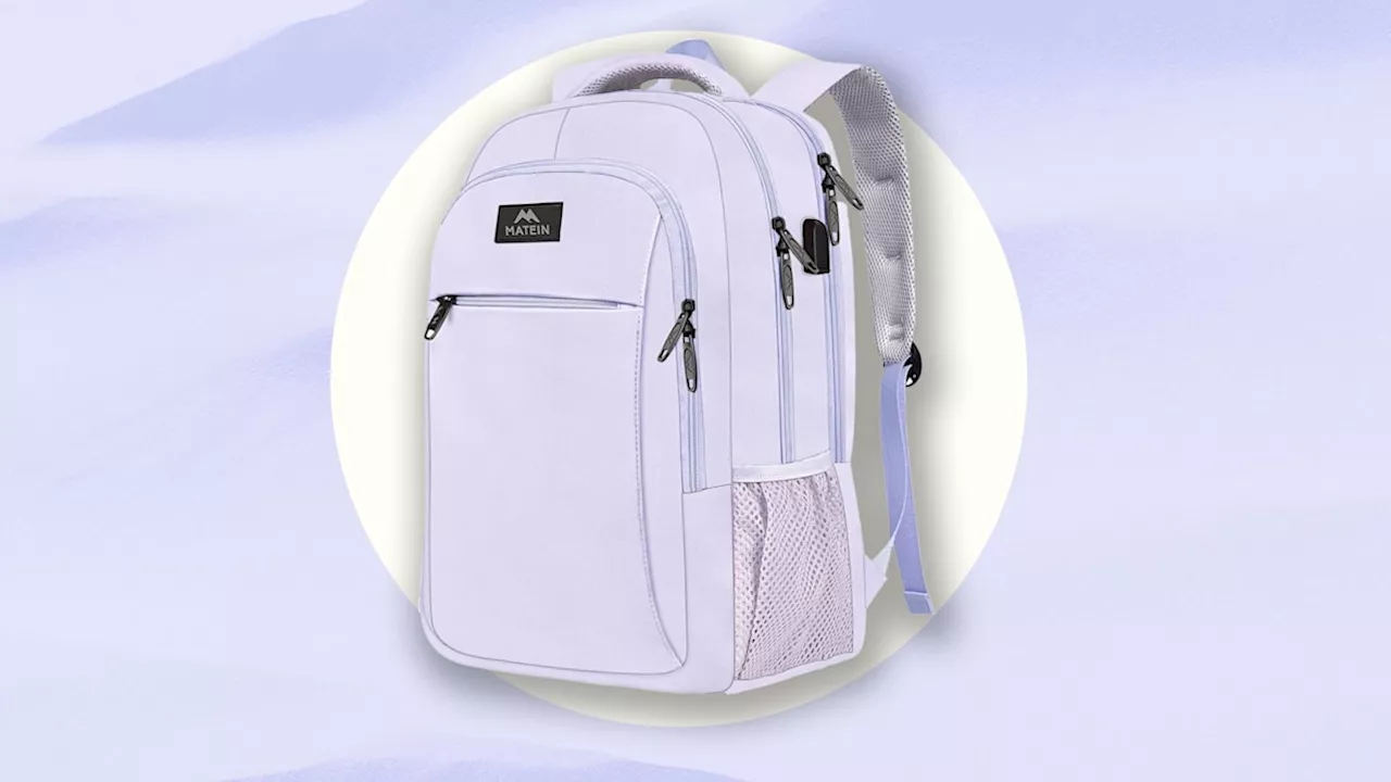 This travel backpack with USB charger is just what I've been looking for - and it has 42k positive reviews