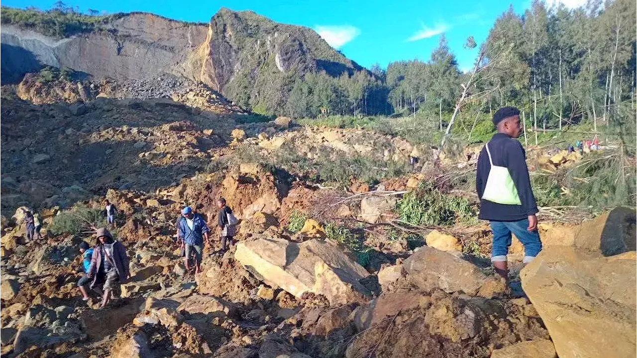 Decenas de desaparecidos en el deslizamiento de tierra en Papúa Nueva Guinea