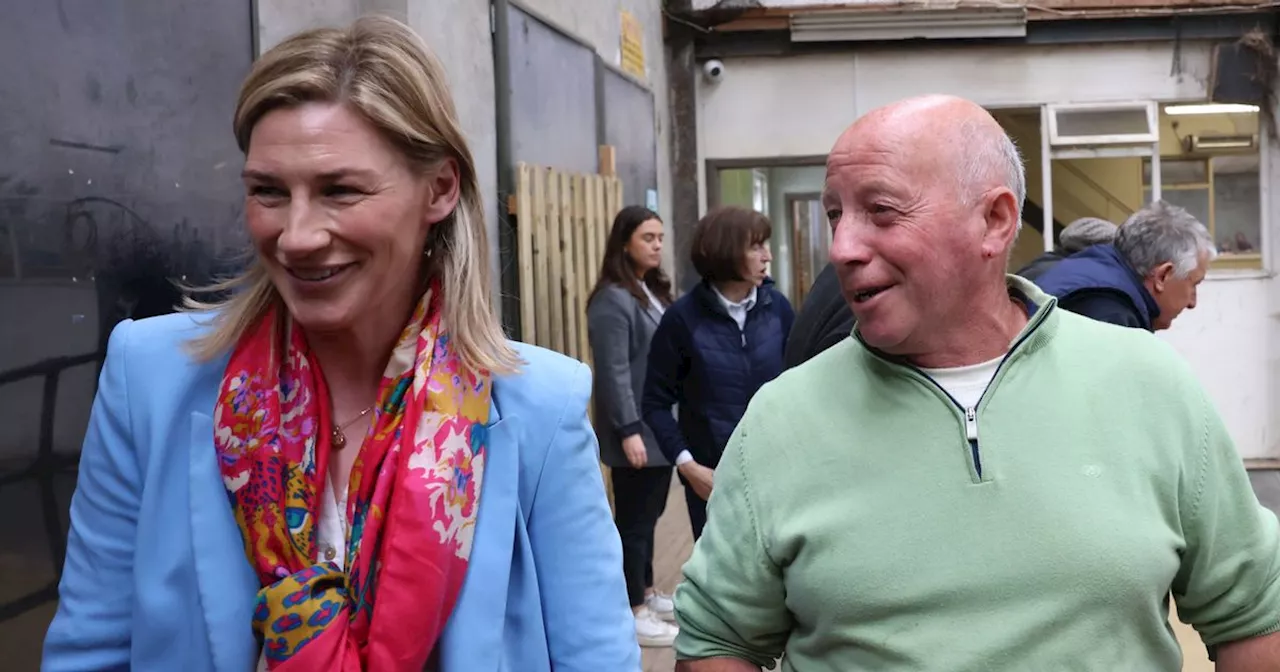 Nina Carberry vote hunting at Tullamore Mart tells farmers 'I can hold my own'